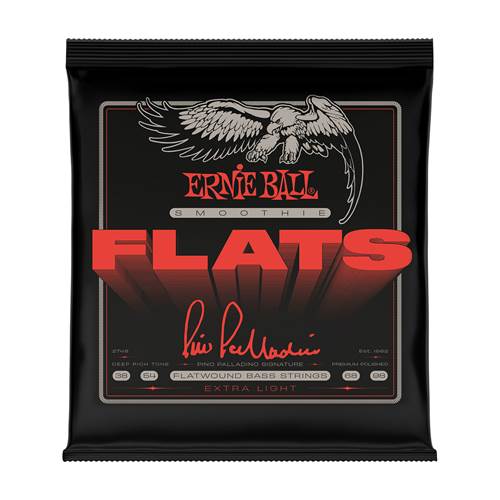 Ernie Ball Pino Palladino Smoothie Flats Extra Light Bass Strings 38-98 Gauge Ernie Ball Pino Palladino Smoothie Flats Extra Light Bass Strings 38-98 Gauge