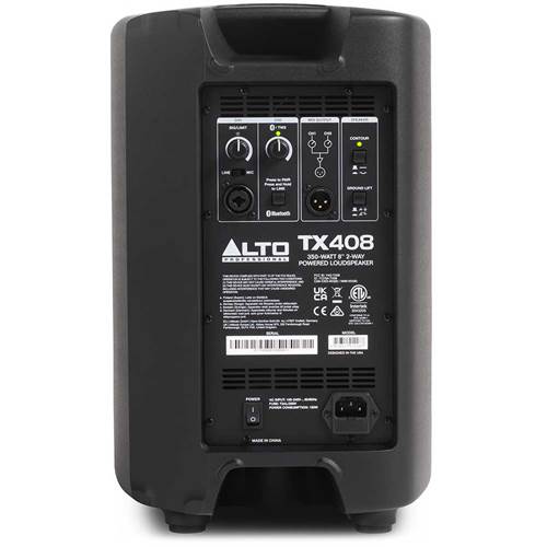Alto TX408 350W 8-inch Powered Loudspeaker with Bluetooth Alto TX408 350W 8-inch Powered Loudspeaker with Bluetooth
