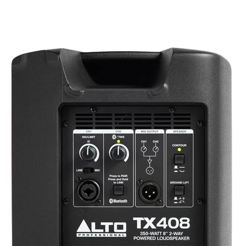Alto TX408 350W 8-inch Powered Loudspeaker with Bluetooth Alto TX408 350W 8-inch Powered Loudspeaker with Bluetooth