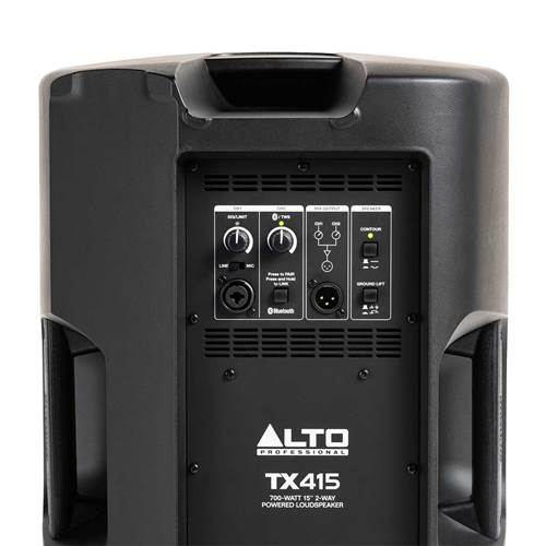 Alto TX415 Powered Speaker 700W 15-inch Powered Loudspeaker with Bluetooth Alto TX415 Powered Speaker 700W 15-inch Powered Loudspeaker with Bluetooth