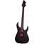 Schecter Sunset-6 Red Dawn Gloss Black Front View