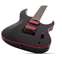 Schecter Sunset-6 Red Dawn Gloss Black Front View