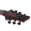 Schecter Sunset-6 Red Dawn Gloss Black Front View