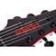 Schecter Sunset-6 Red Dawn Gloss Black Front View