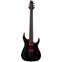 Schecter Sunset-7 Red Dawn Gloss Black Front View