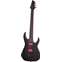 Schecter Sunset-7 Red Dawn Gloss Black Front View