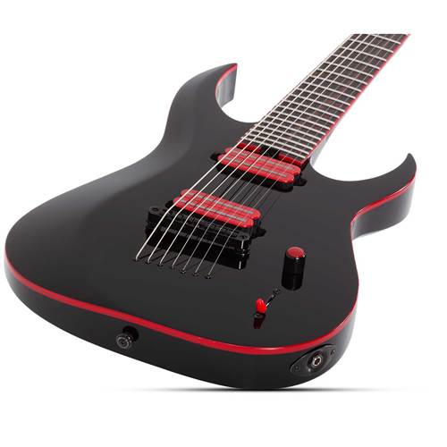 Schecter Sunset-7 Red Dawn Gloss Black Schecter Sunset-7 Red Dawn Gloss Black