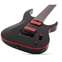 Schecter Sunset-7 Red Dawn Gloss Black Front View