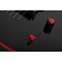 Schecter Sunset-7 Red Dawn Gloss Black Front View