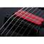Schecter Sunset-7 Red Dawn Gloss Black Front View