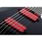 Schecter Sunset-7 Red Dawn Gloss Black Front View