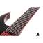 Schecter Sunset-7 Red Dawn Gloss Black Front View