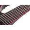 Schecter Sunset-7 Red Dawn Gloss Black Front View
