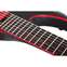 Schecter Sunset-7 Red Dawn Gloss Black Front View