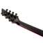 Schecter Sunset-7 Red Dawn Gloss Black Front View