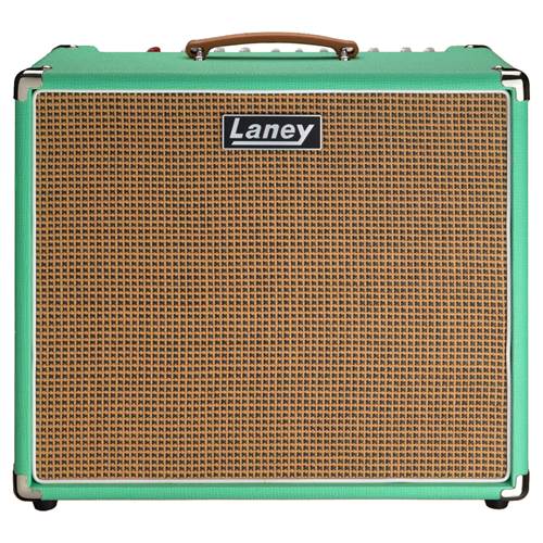 Laney Lionheart Foundry LFSUPER60-112 Sea Foam Green Solid State Combo Amp Laney Lionheart Foundry LFSUPER60-112 Sea Foam Green Solid State Combo Amp