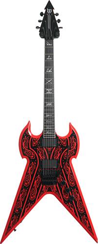 Wylde Audio Warhammer FR Norse Dragon Pinstripe Red (Ex-Demo) #WA25020096 Wylde Audio Warhammer FR Norse Dragon Pinstripe Red (Ex-Demo) #WA25020096