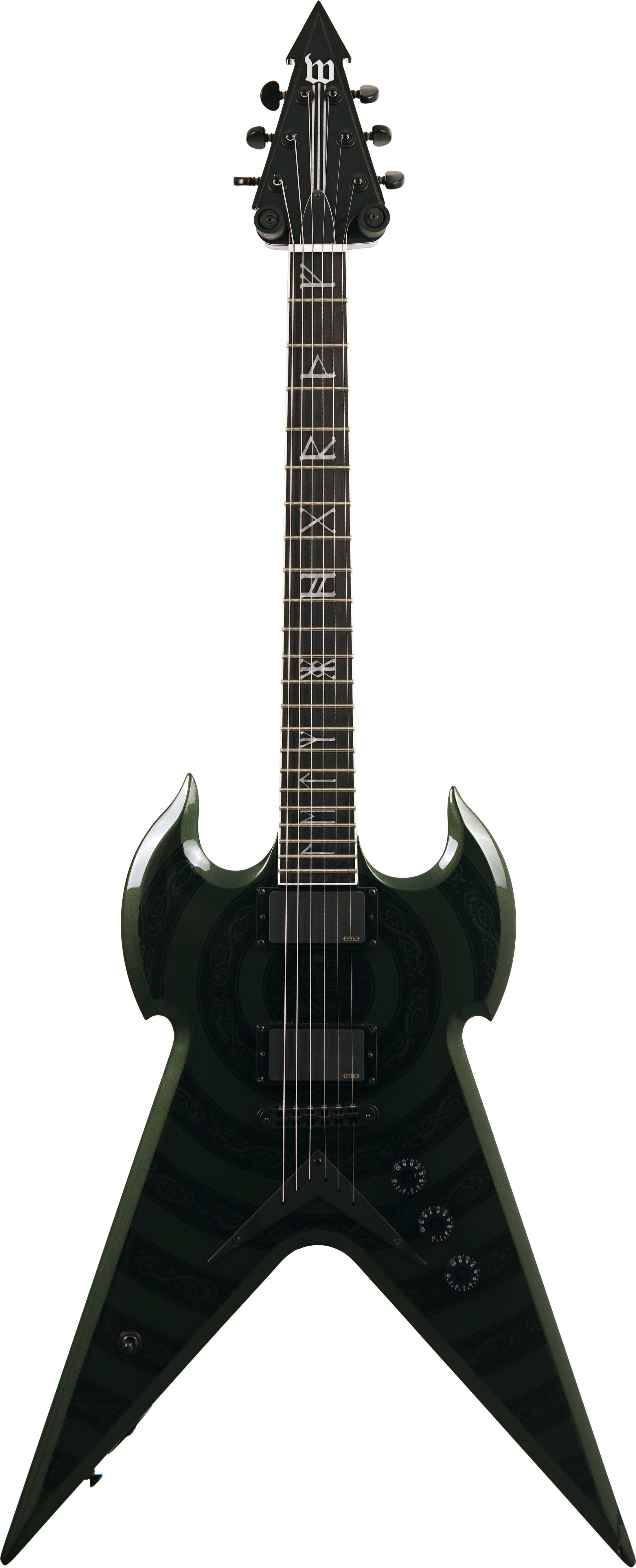Wylde Audio Warhammer NT Norse Dragon Bullseye Metallic Green (Ex-Demo) #WA24050081