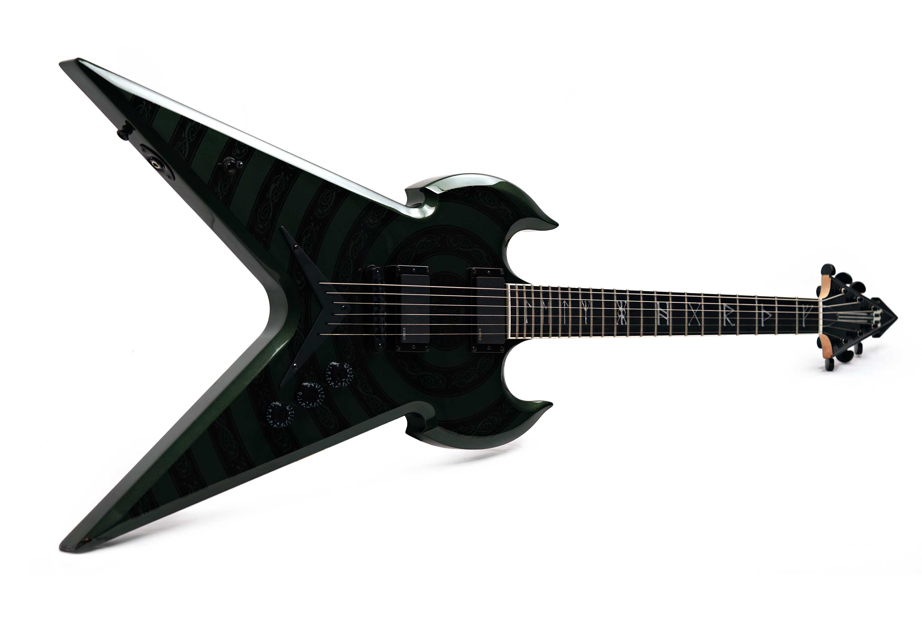 Wylde Audio Warhammer NT Norse Dragon Bullseye Metallic Green (Ex-Demo) #WA24050081