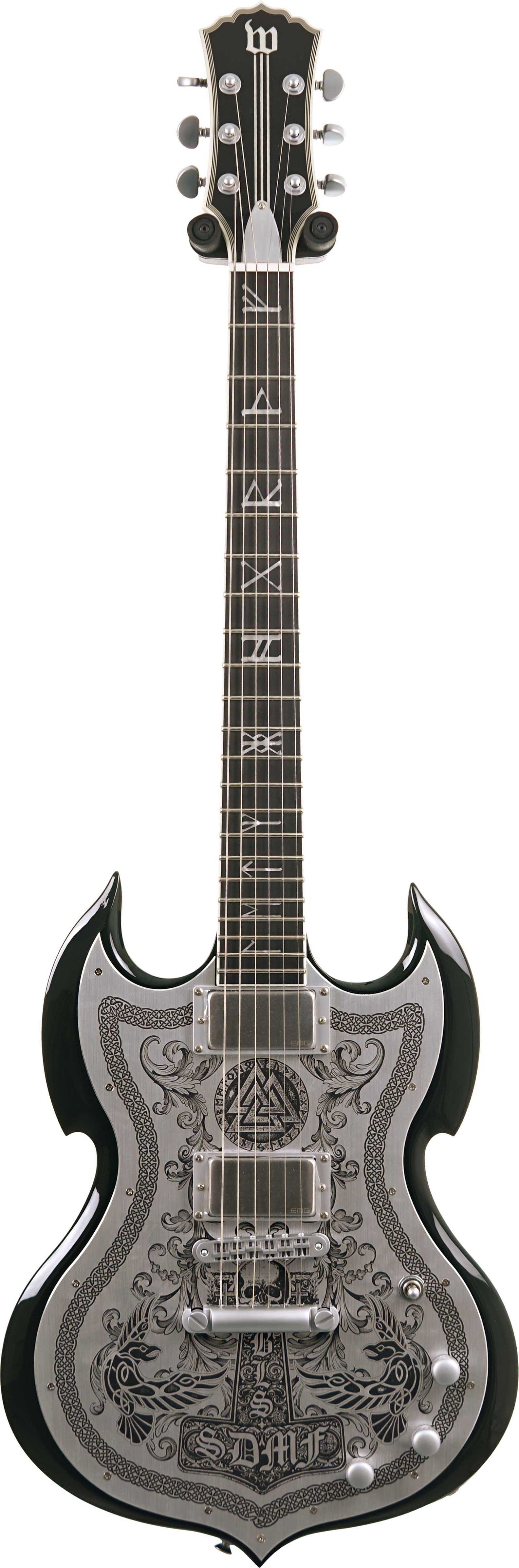 Wylde Audio Barbarian Ironworks Black Burst Signed by Zakk Wylde #WA25080042