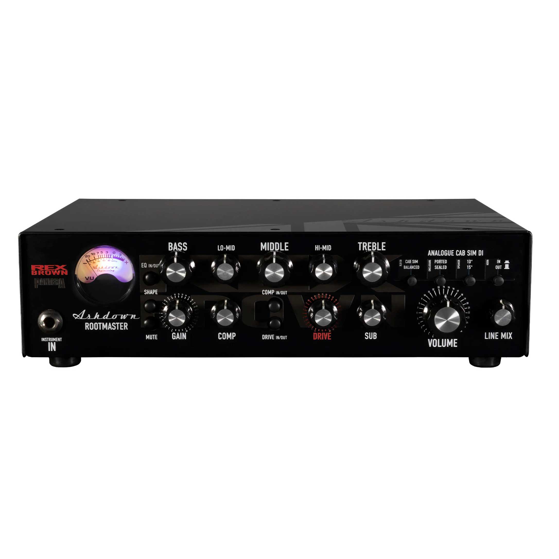 Ashdown RB-800 Rex Brown Pantera Signature Solid State Bass Amp Head