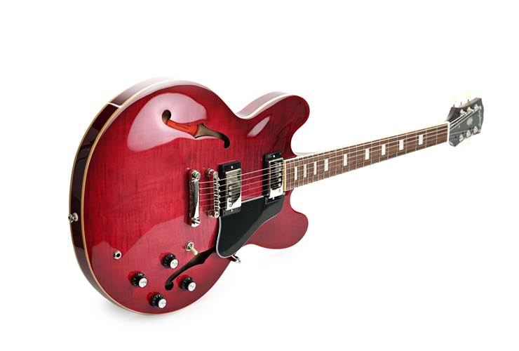 Epiphone ES-335 Figured Raspberry Burst | guitarguitar