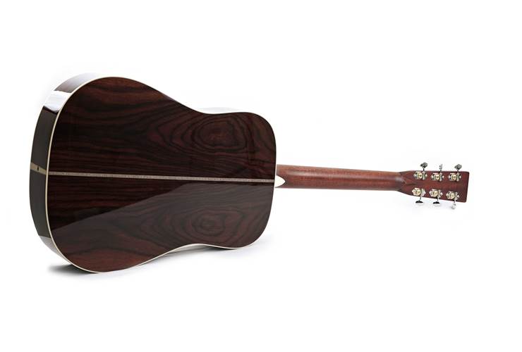 Martin Custom Shop North Street Edition D-28 Herringbone Wild Grain East Indian Rosewood Left Handed Martin Custom Shop North Street Edition D-28 Herringbone Wild Grain East Indian Rosewood Left Handed