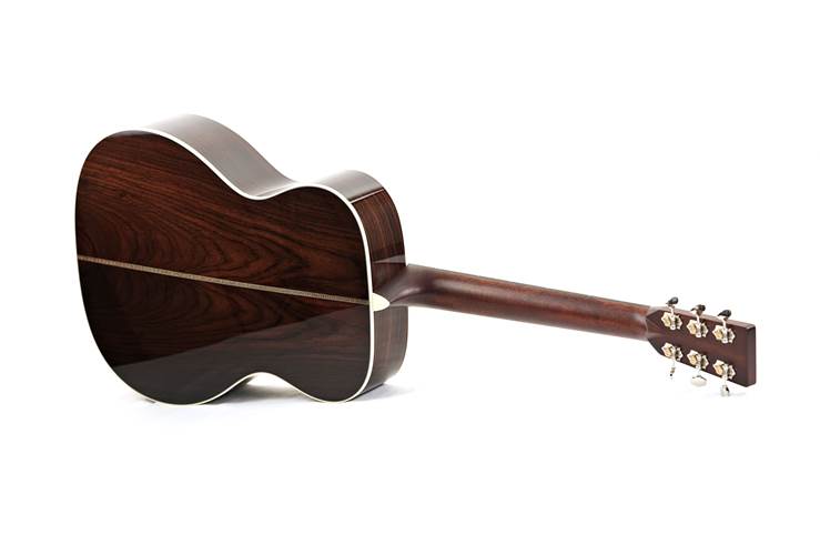 Martin North Street Edition OM-28L Herringbone Wild Grain East Indian Rosewood Left Handed Martin North Street Edition OM-28L Herringbone Wild Grain East Indian Rosewood Left Handed