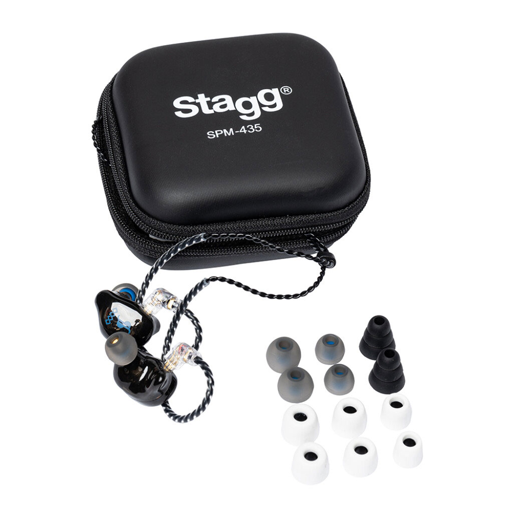 Stagg SPM-235 B High-Resolution Sound-Isolating In-Ear Monitor Black