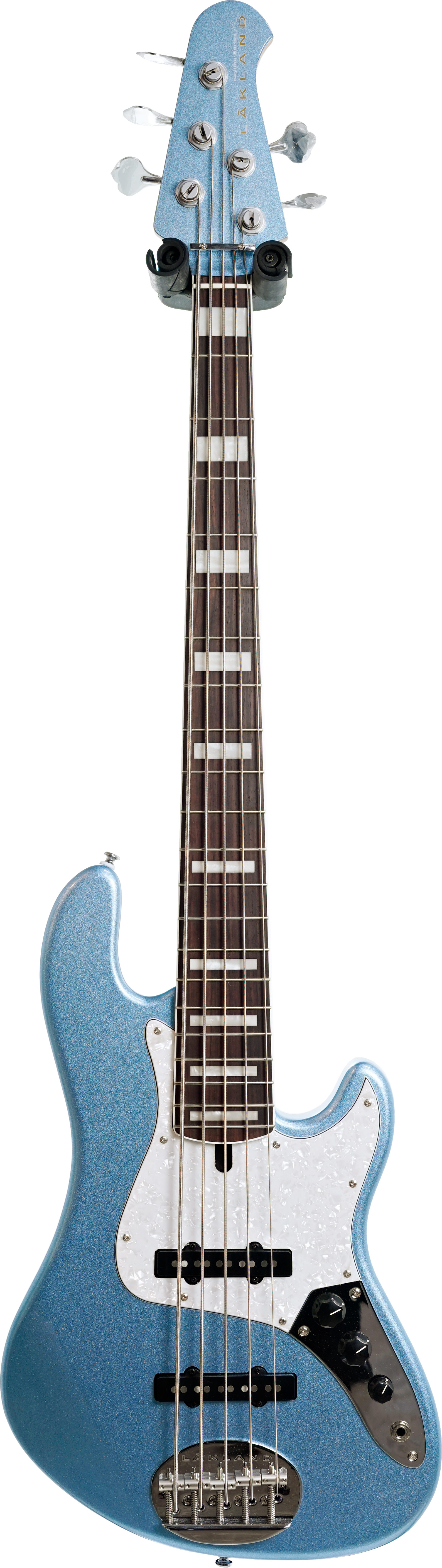 Lakland Skyline Darryl Jones 5 String Lake Placid Blue Rosewood Fingerboard