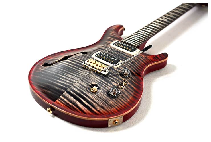 PRS Limited Edition 40th Anniversary Custom 24-08 Semi-Hollow Charcoal Cherry Burst #0399230 PRS Limited Edition 40th Anniversary Custom 24-08 Semi-Hollow Charcoal Cherry Burst #0399230
