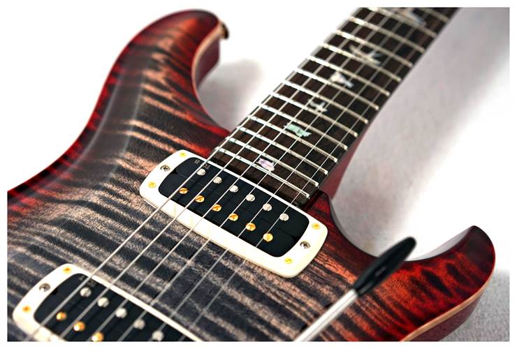 PRS Limited Edition 40th Anniversary Custom 24-08 Semi-Hollow Charcoal Cherry Burst #0399230 PRS Limited Edition 40th Anniversary Custom 24-08 Semi-Hollow Charcoal Cherry Burst #0399230