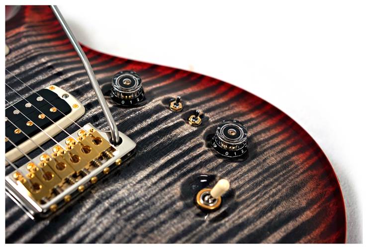 PRS Limited Edition 40th Anniversary Custom 24-08 Semi-Hollow Charcoal Cherry Burst #0399230 PRS Limited Edition 40th Anniversary Custom 24-08 Semi-Hollow Charcoal Cherry Burst #0399230