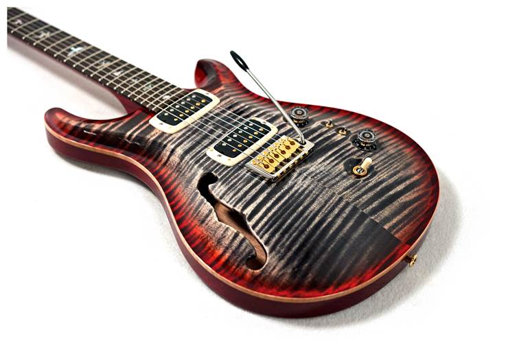 PRS Limited Edition 40th Anniversary Custom 24-08 Semi-Hollow Charcoal Cherry Burst #0399230 PRS Limited Edition 40th Anniversary Custom 24-08 Semi-Hollow Charcoal Cherry Burst #0399230