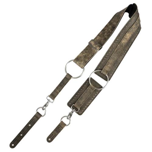 Levy's Baldric Series Premium Leather Distressed Black Levy's Baldric Series Premium Leather Distressed Black