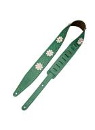 Levy's In Bloom Series Leather with Flower Appliques Daisy Chain Green
