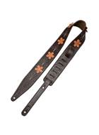Levy's In Bloom Series Leather with Flower Appliques Mahogany Brown