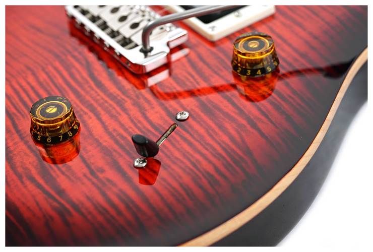 PRS SE Custom 24 Orange Tiger Smokeburst PRS SE Custom 24 Orange Tiger Smokeburst
