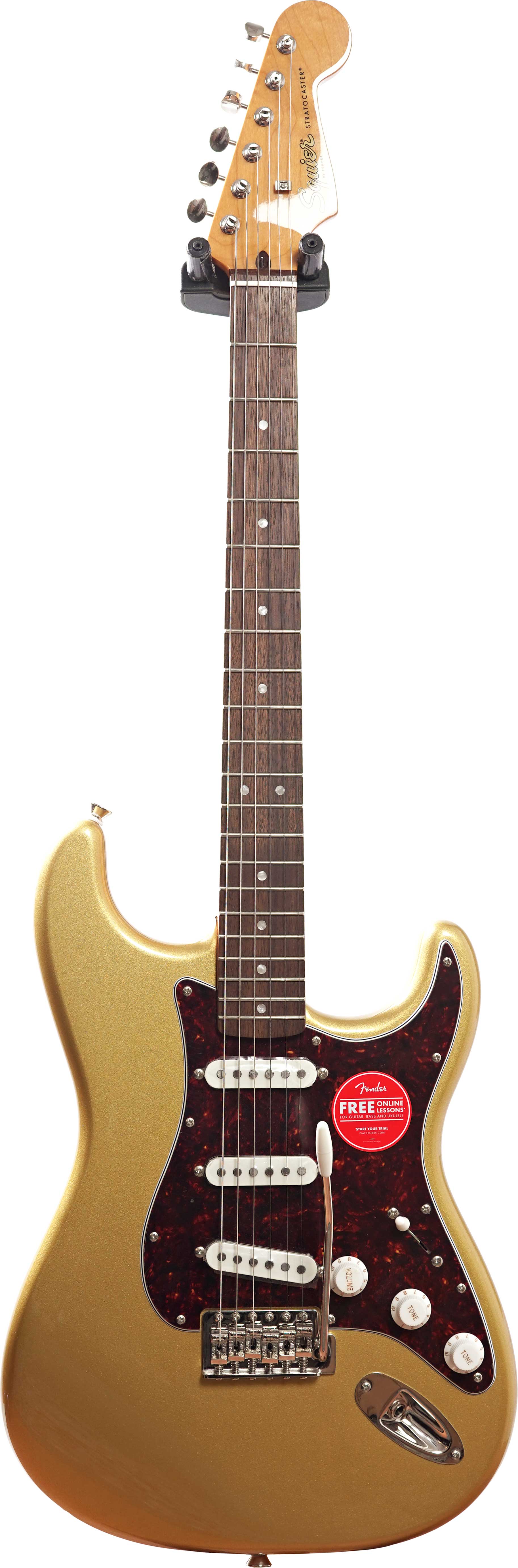 Squier FSR Classic Vibe 60s Stratocaster Laurel Fingerboard Tortoishell Pickguard Aztec Gold (Ex-Demo) #ISSF25003550