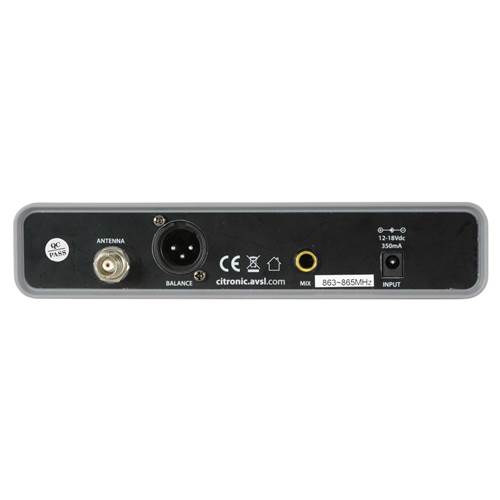 Citronic Tuneable Dual UHF Beltpack Microphone System Citronic Tuneable Dual UHF Beltpack Microphone System
