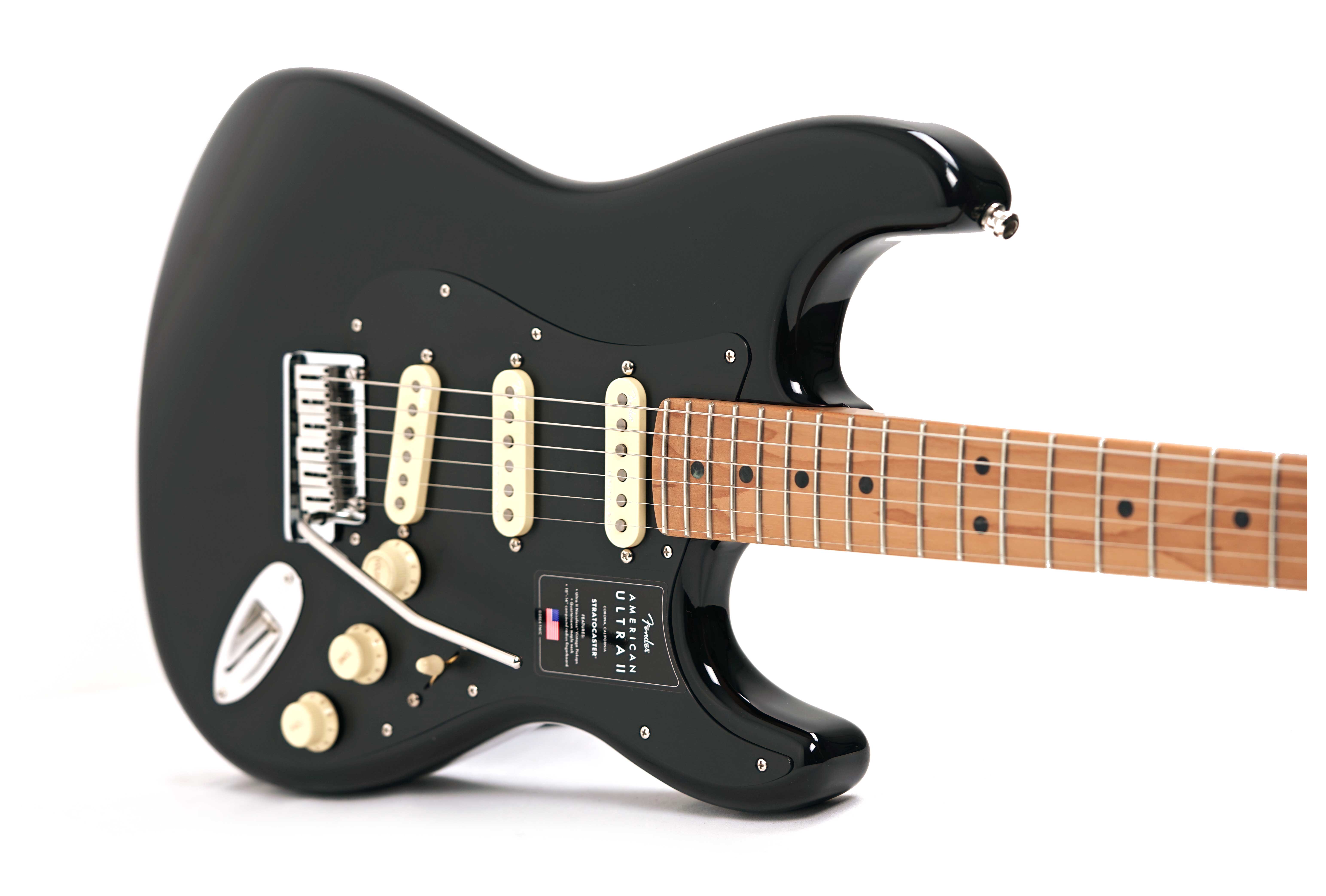 Fender Ultra II Stratocaster Roasted Maple Fingerboard Black guitarguitar Exclusive #US25006724