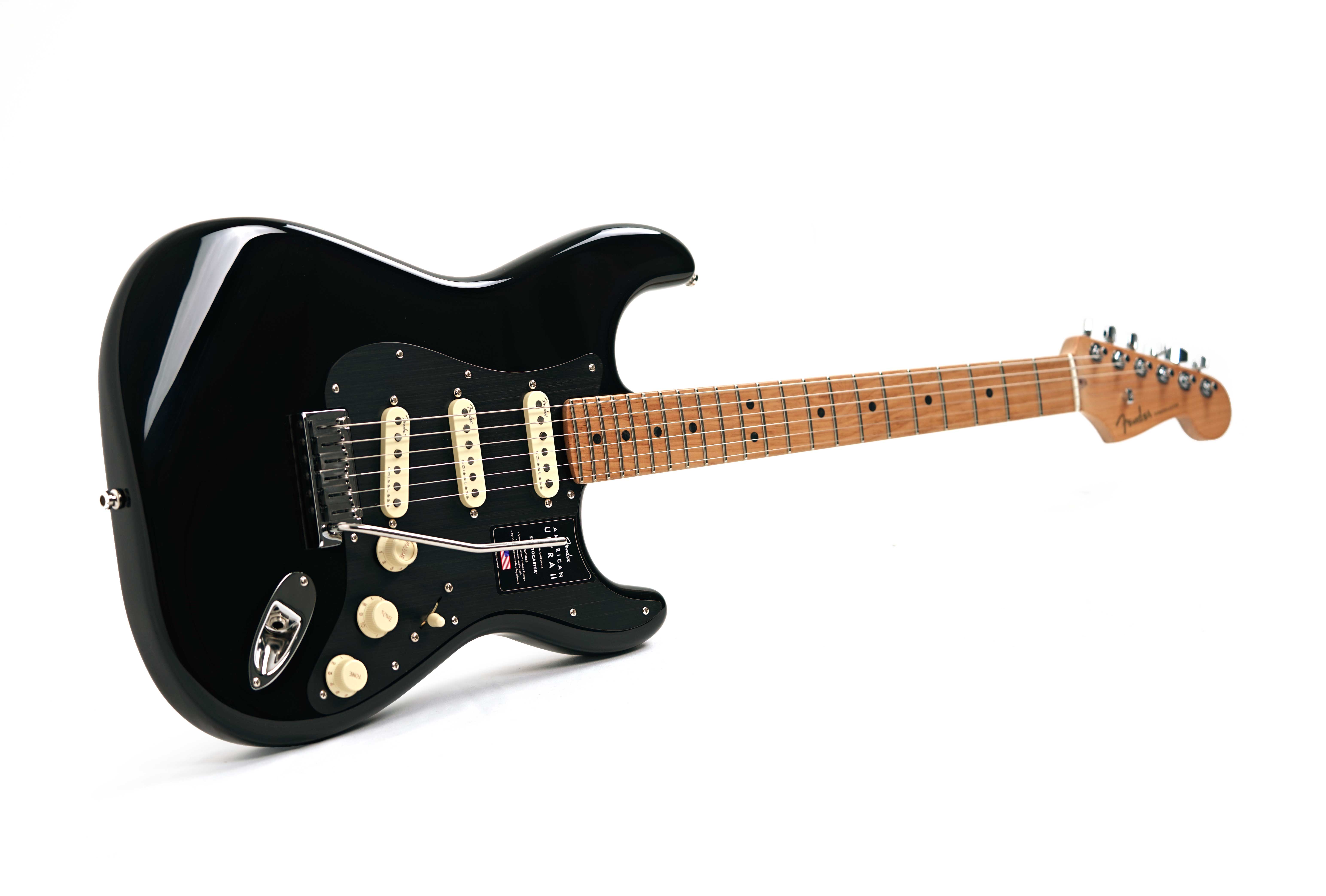 Fender Ultra II Stratocaster Roasted Maple Fingerboard Black guitarguitar Exclusive (Ex-Demo) #US25006712