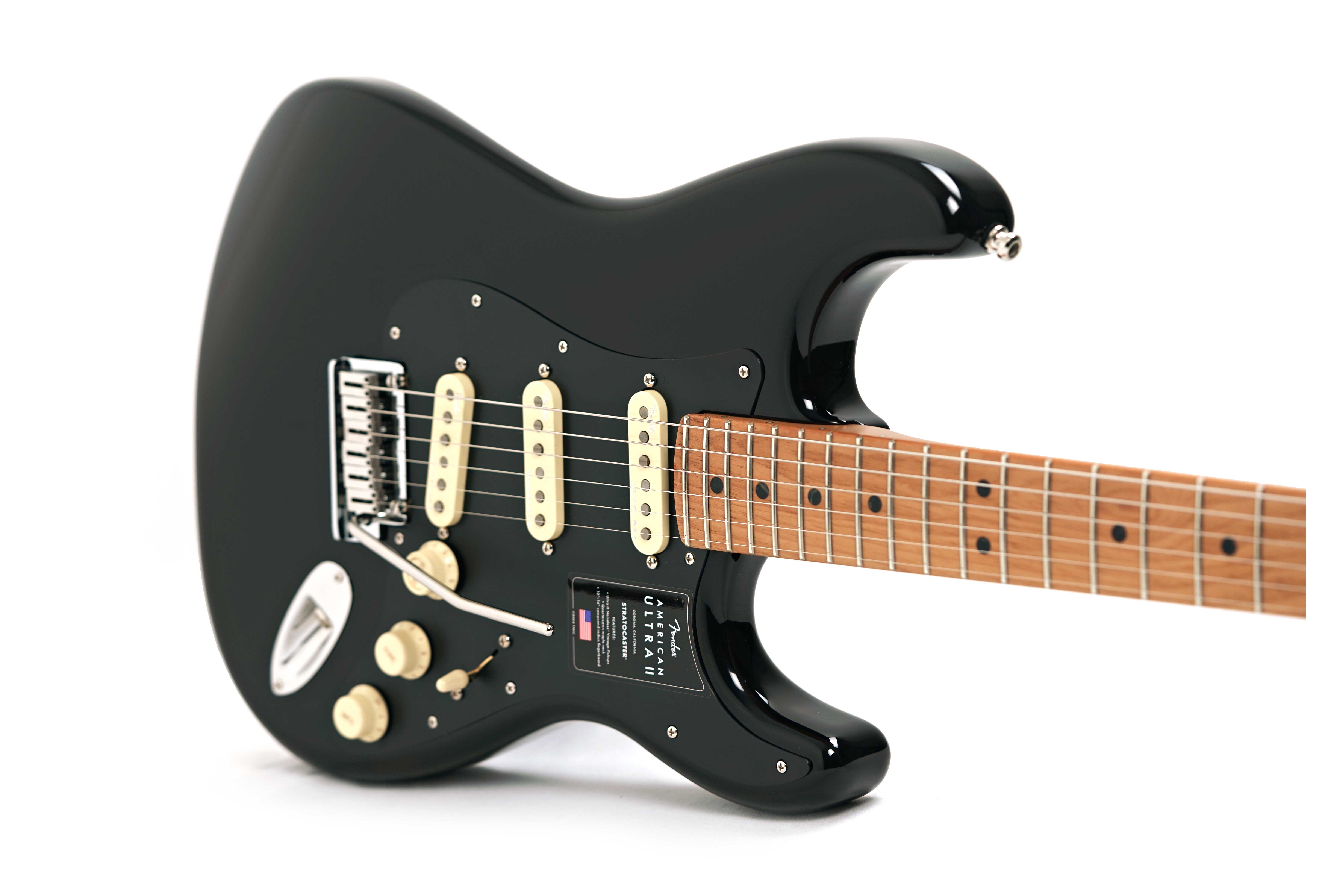 Fender Ultra II Stratocaster Roasted Maple Fingerboard Black guitarguitar Exclusive (Ex-Demo) #US25006712