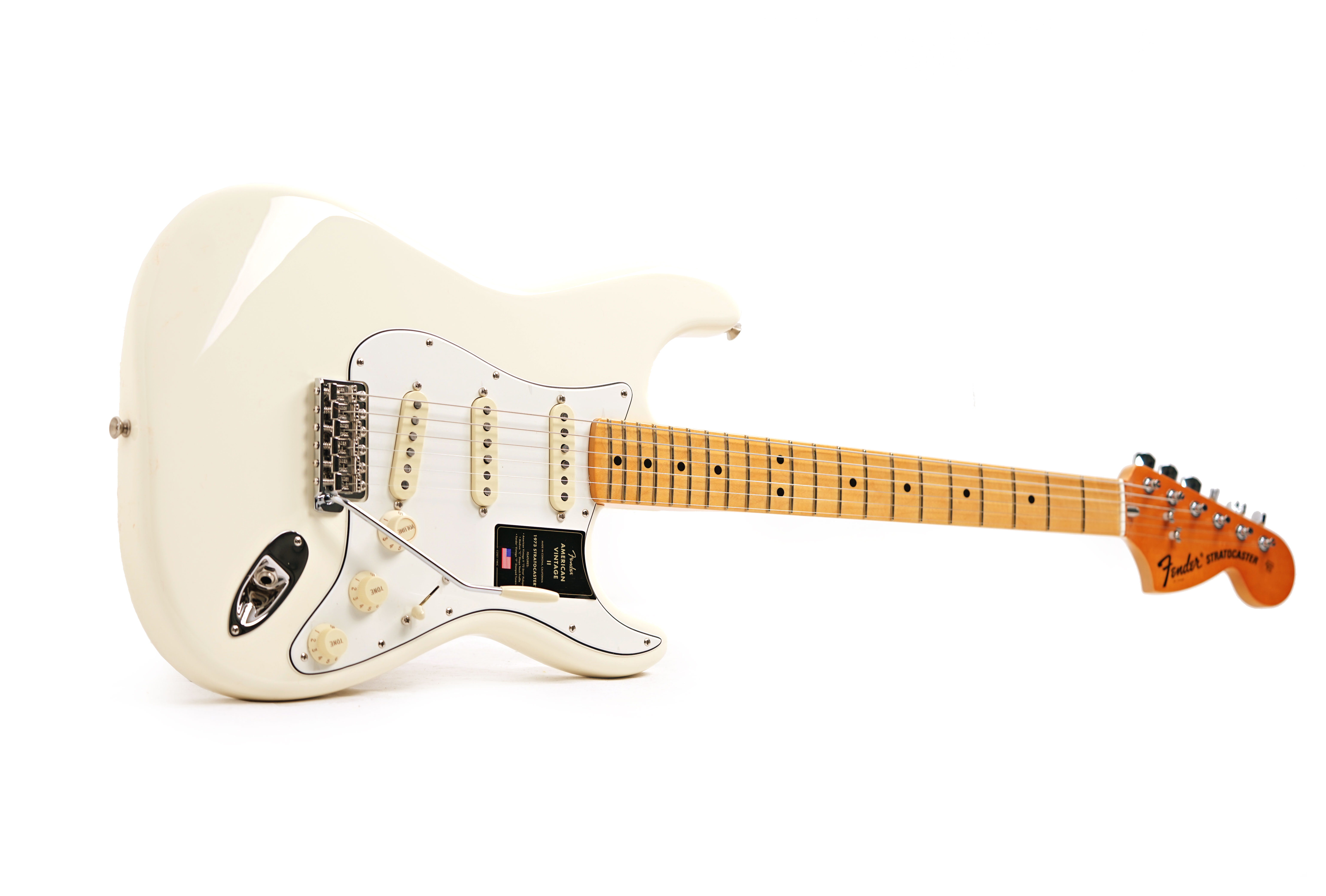 Fender guitarguitar Exclusive American Vintage II 73 Stratocaster Maple Fingerboard Olympic White (Ex-Demo) #V16518