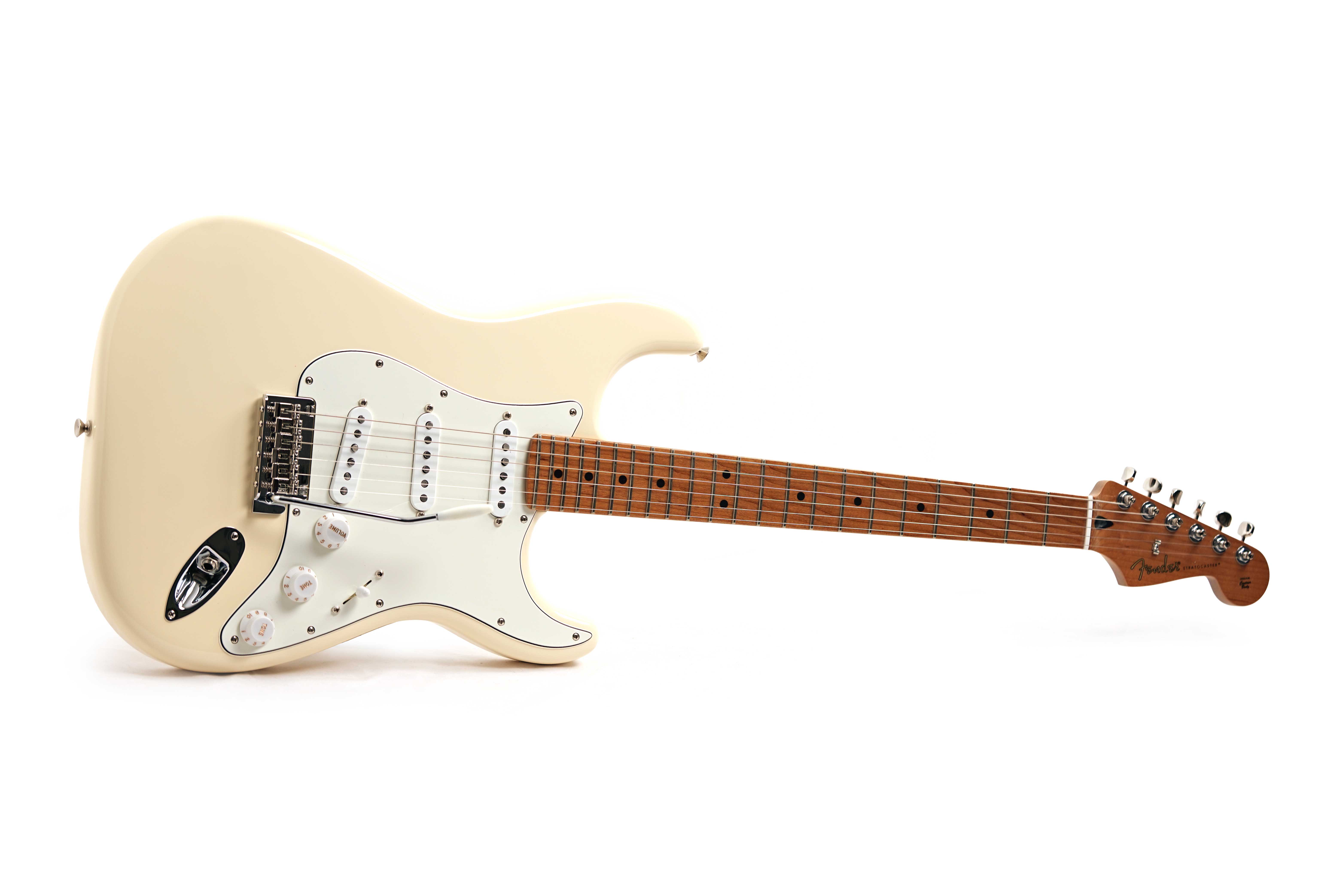 Fender guitarguitar Exclusive Roasted Player II Stratocaster Olympic White with Custom Shop Pickups (Ex-Demo) #MX25112052