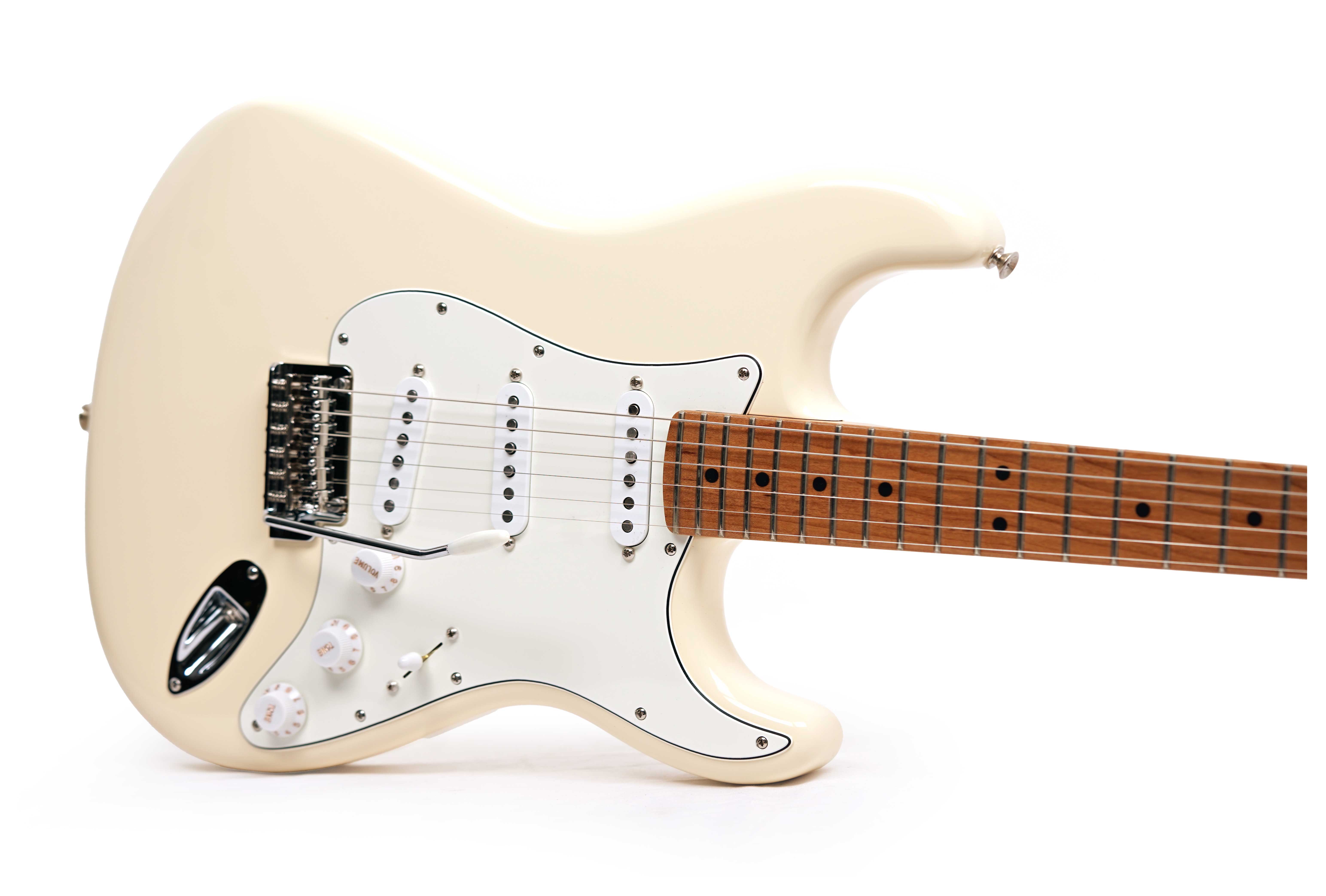 Fender guitarguitar Exclusive Roasted Player II Stratocaster Olympic White with Custom Shop Pickups (Ex-Demo) #MX25112052