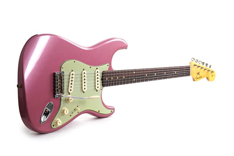 Fender Custom Shop 1959 Stratocaster Journeyman Relic Burgundy Mist Metallic Rosewood Fingerboard #CZ586983 Fender Custom Shop 1959 Stratocaster Journeyman Relic Burgundy Mist Metallic Rosewood Fingerboard #CZ586983