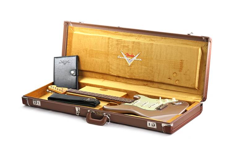 Fender Custom Shop 1959 Stratocaster Journeyman Relic Shoreline Gold Rosewood Fingerboard #CZ587032 Fender Custom Shop 1959 Stratocaster Journeyman Relic Shoreline Gold Rosewood Fingerboard #CZ587032