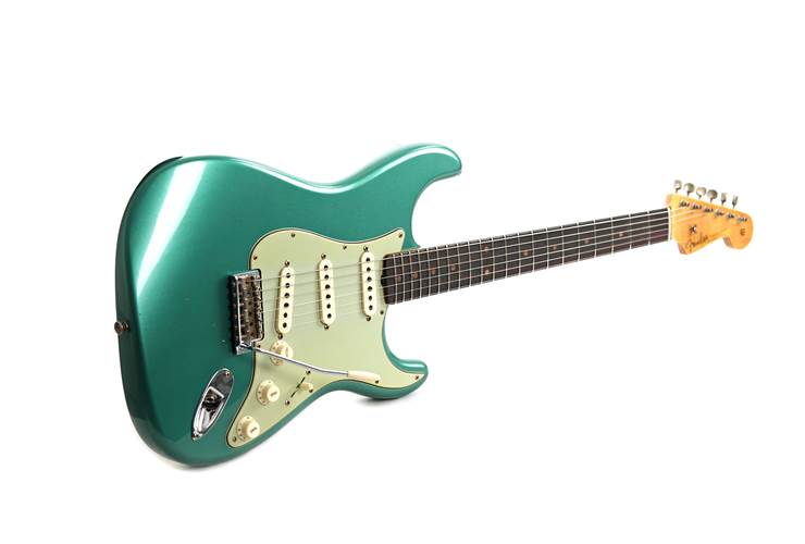 Fender Custom Shop 1959 Stratocaster Journeyman Relic Sherwood Green Metallic Rosewood Fingerboard #CZ586978 Fender Custom Shop 1959 Stratocaster Journeyman Relic Sherwood Green Metallic Rosewood Fingerboard #CZ586978