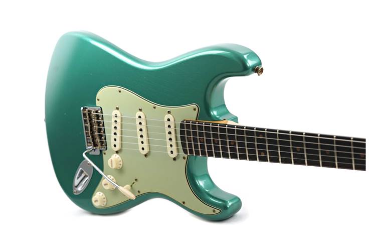 Fender Custom Shop 1959 Stratocaster Journeyman Relic Sherwood Green Metallic Rosewood Fingerboard #CZ586978 Fender Custom Shop 1959 Stratocaster Journeyman Relic Sherwood Green Metallic Rosewood Fingerboard #CZ586978